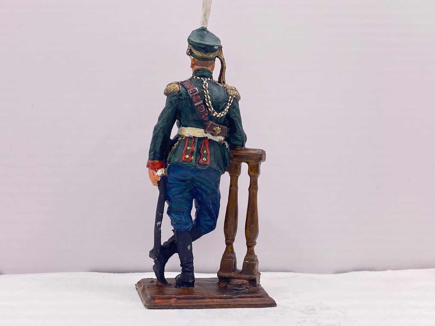 Russian Dragoon Colonel Tin Toy Soldier Figurine