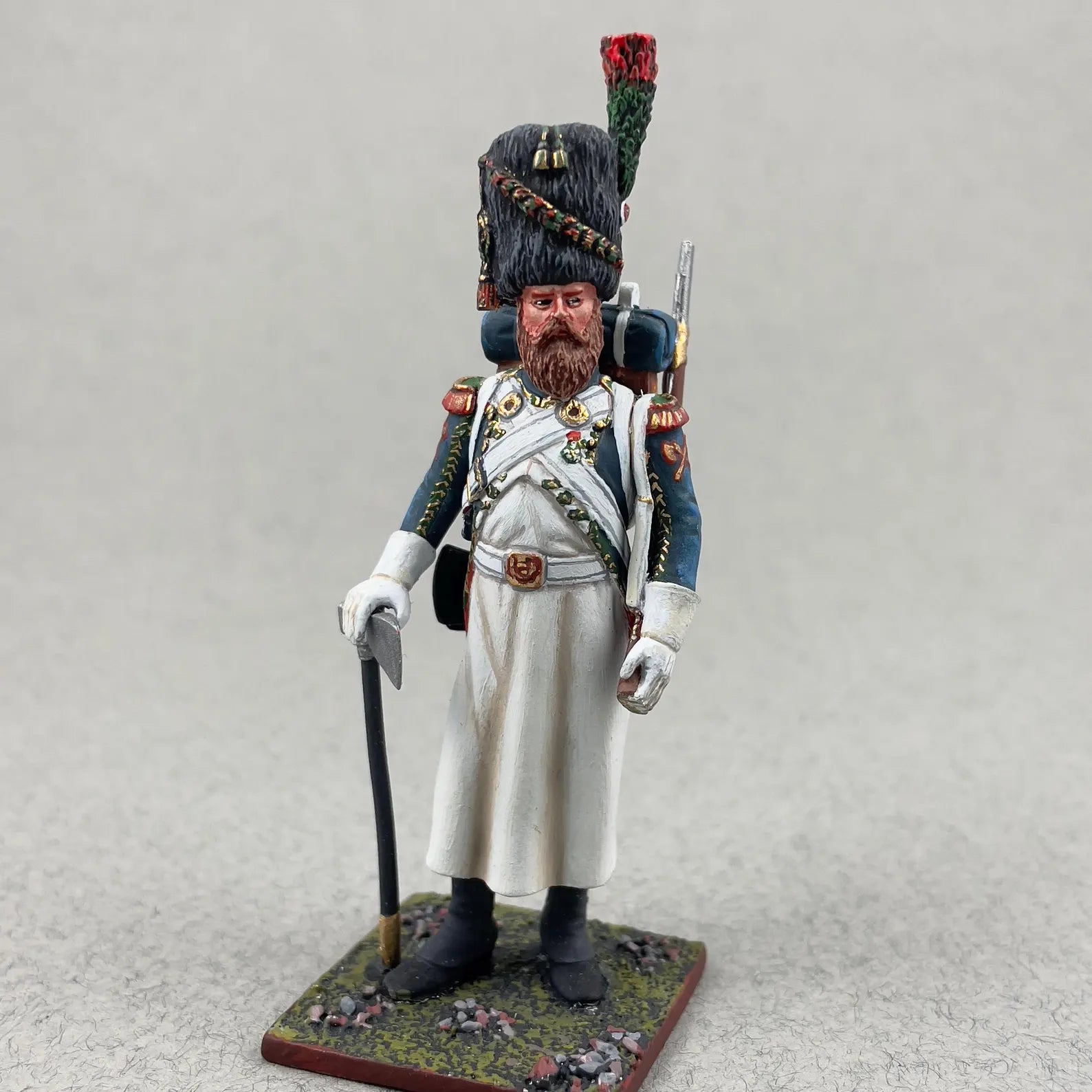 Napoleonic Sapper Chasseurs Old Guard Metal Miniature