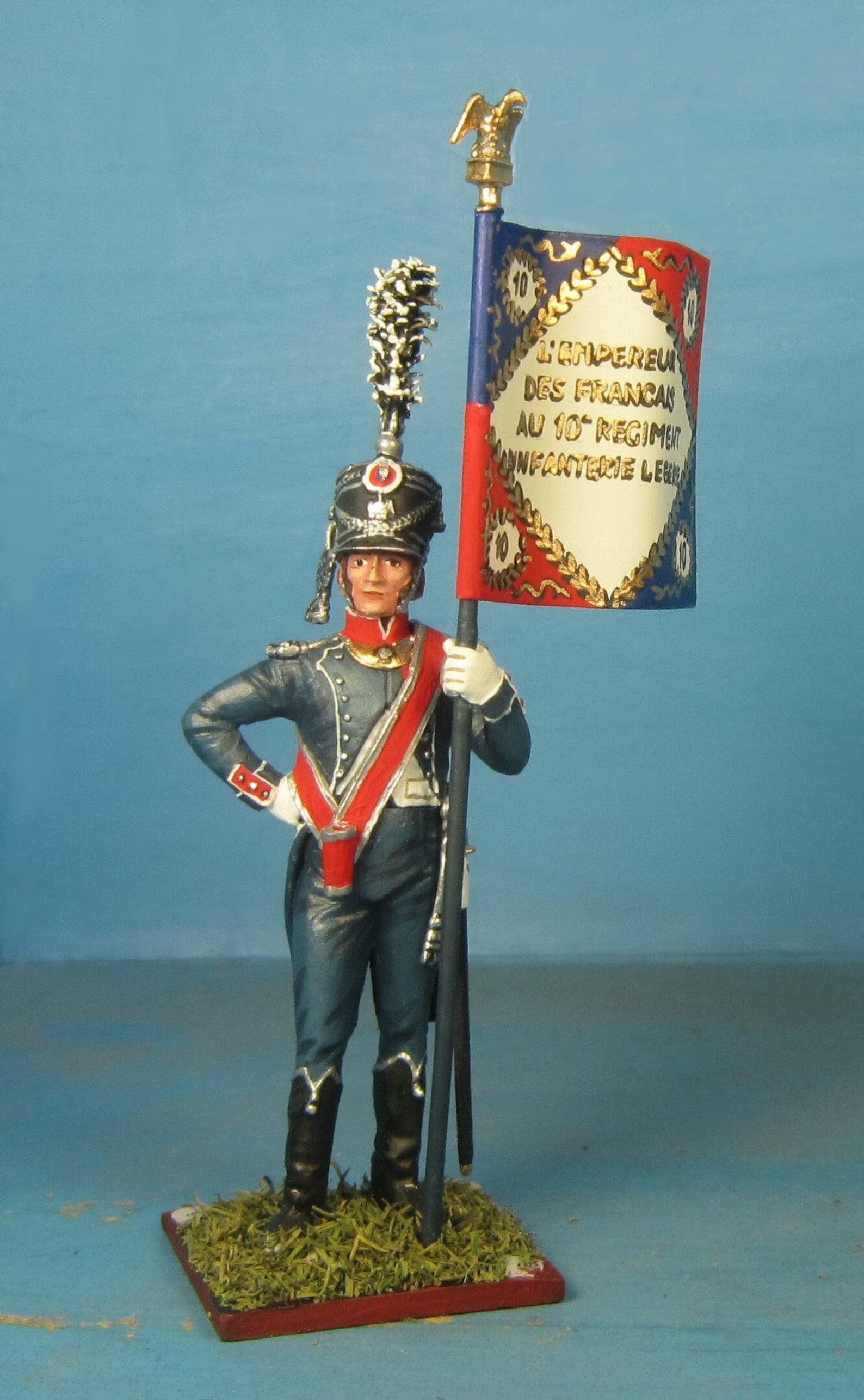 Napoleonic French Light Infantry Tin Soldier Miniature