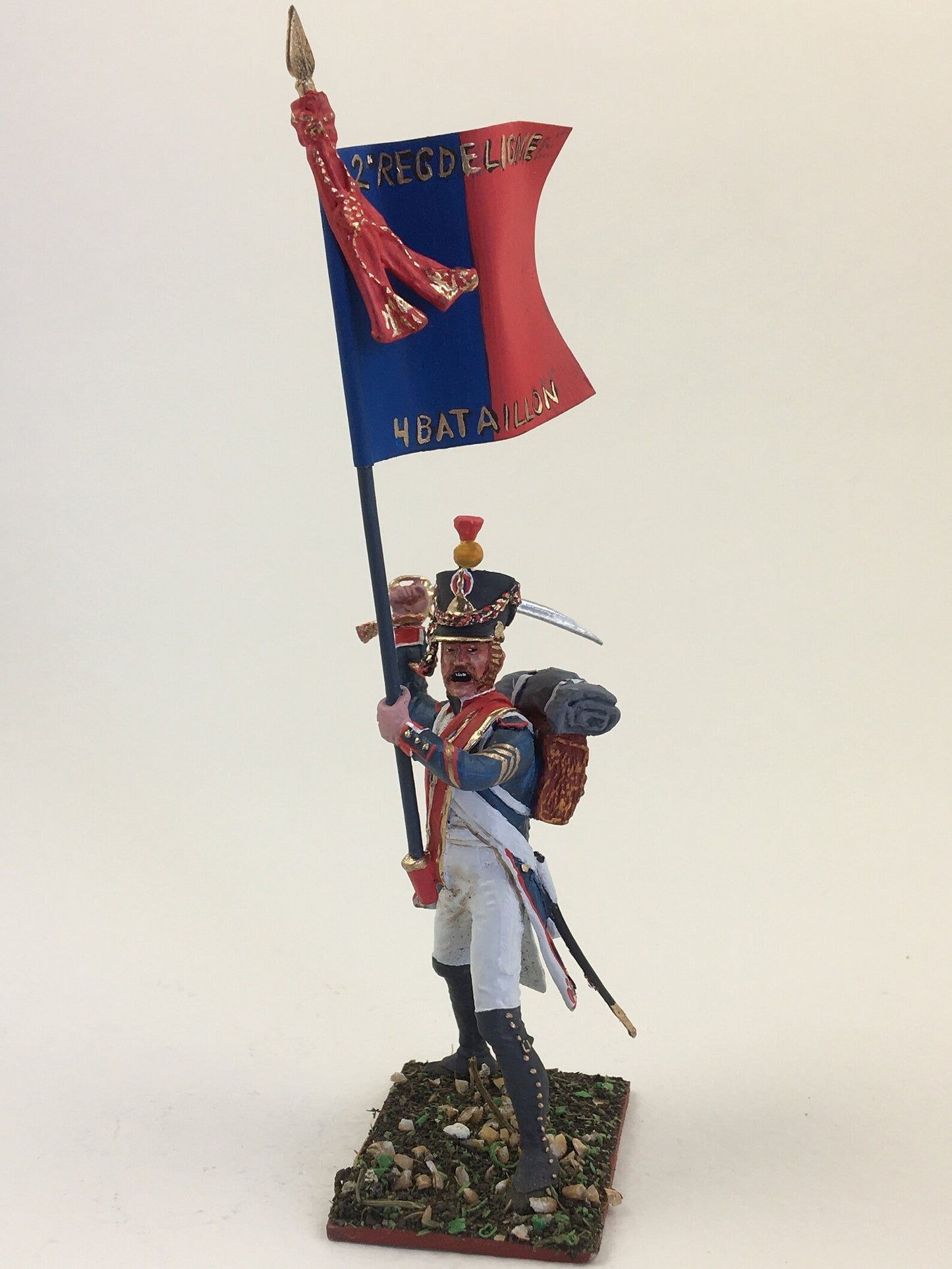 French Line Infantry Napoleonic Tin Soldier Miniature