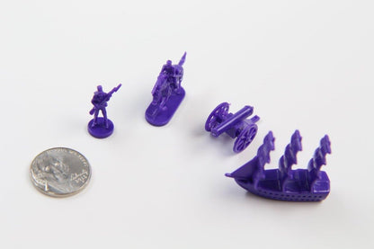 Purple Napoleonic & Civil War Toy Soldiers Set