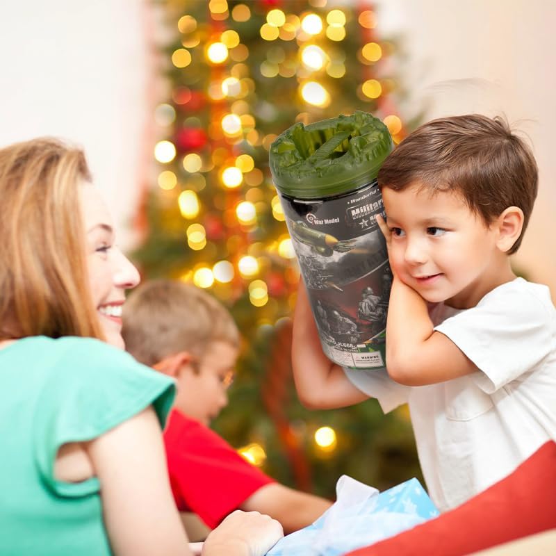 "100-Piece Army Men WWII Playset with Map"