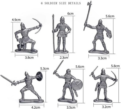 Medieval Castle Knights Toy Soldier Playset 254pcs