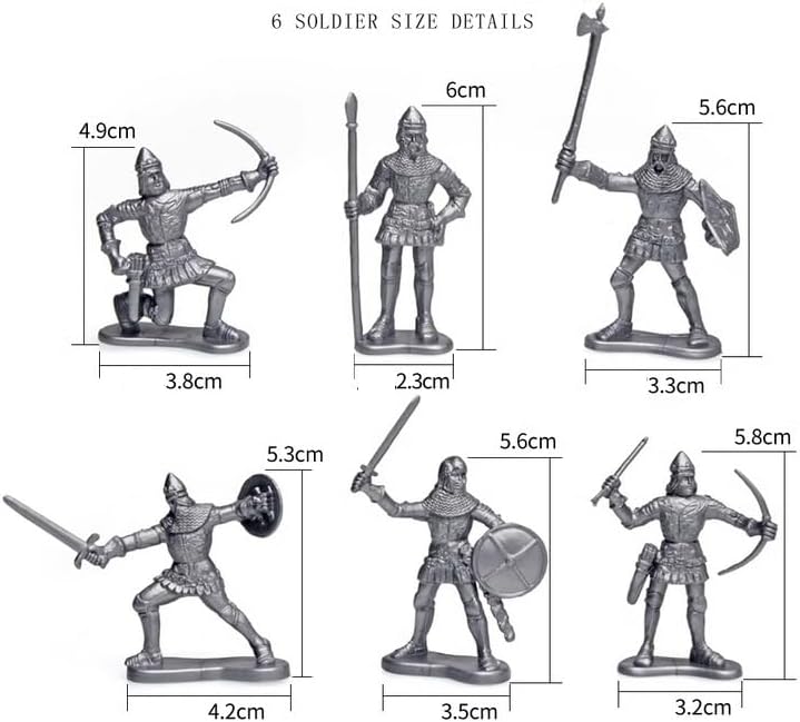 Medieval Knights Toy Soldier Playset Horses Cavalry