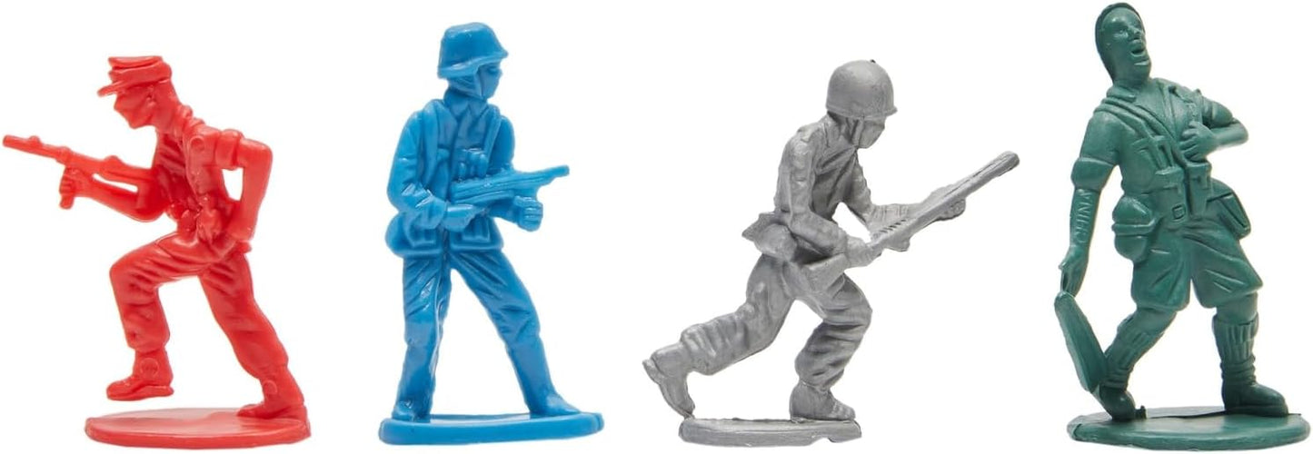 "200-Piece Miniature Army Men Playset with Bucket"