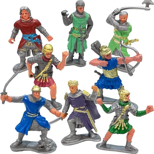 Liberty Imports 8-Piece Medieval Knight Figurines