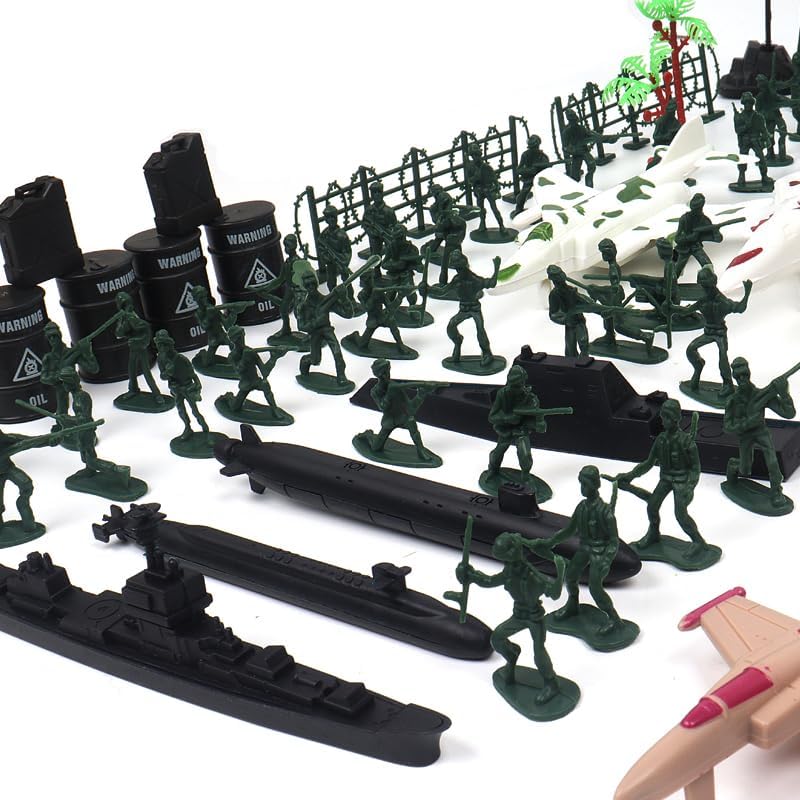 "308-Piece Army Men Playset with Battle Mat"
