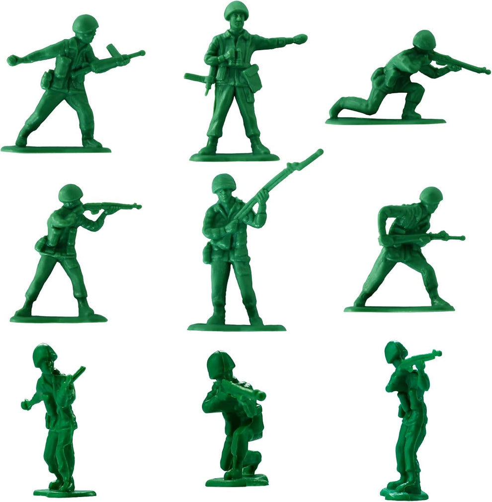 "50-Piece Green Army Men Toy Soldiers Set"