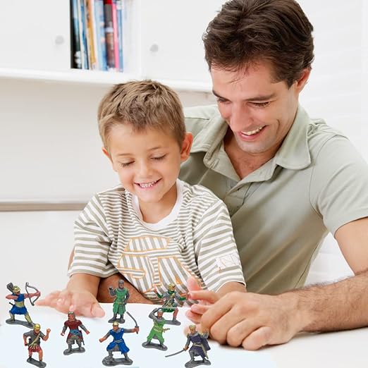 Liberty Imports 8-Piece Medieval Knight Figurines