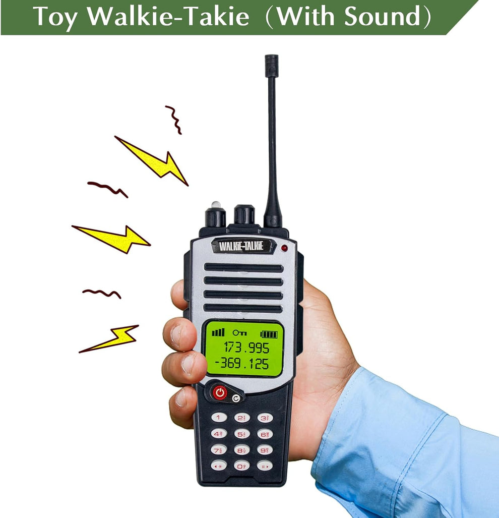 "RedCrab Kids Army Toy Soldier Set with Helmet"