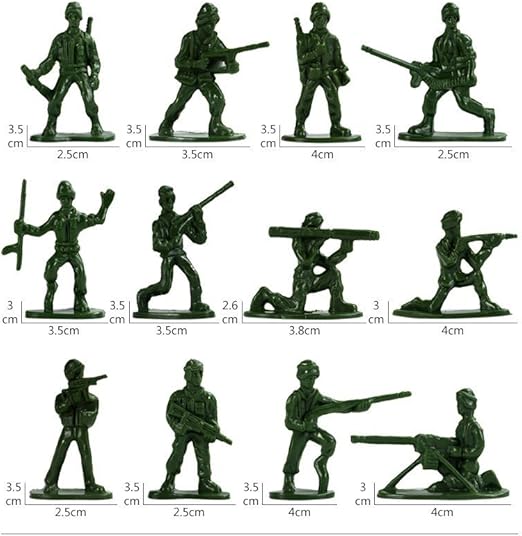 Classic WW2 Army Men Military Playset for Kids