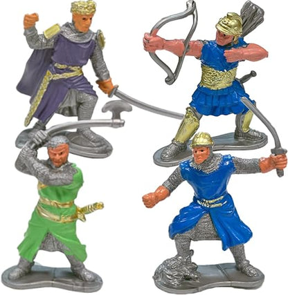 Liberty Imports 8-Piece Medieval Knight Figurines