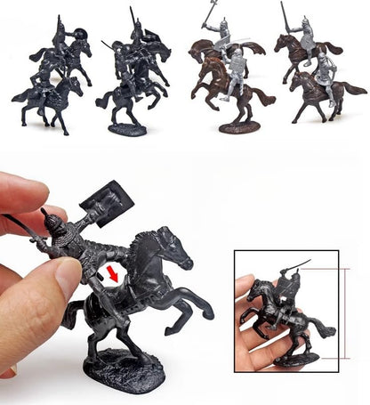 Medieval Knights Toy Soldier Playset Horses Cavalry