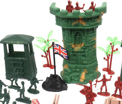 "308-Piece Army Men Playset with Battle Mat"