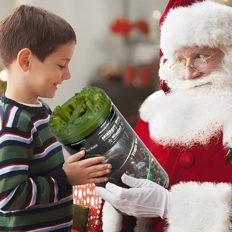 "100-Piece Army Men WWII Playset with Map"