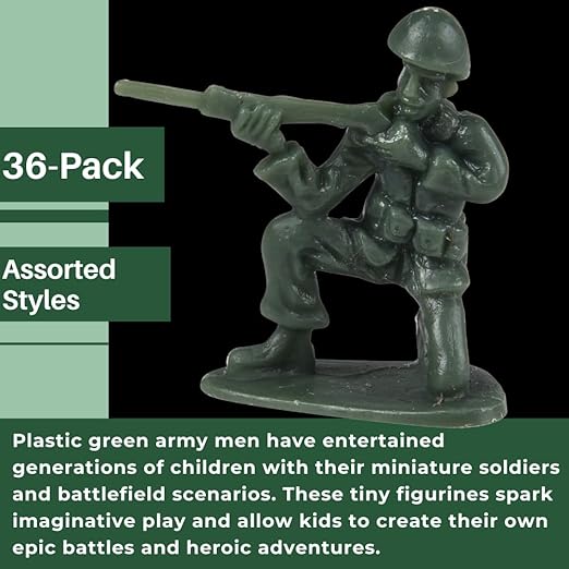 "U.S. Toy 36-Piece Green Army Men Set"