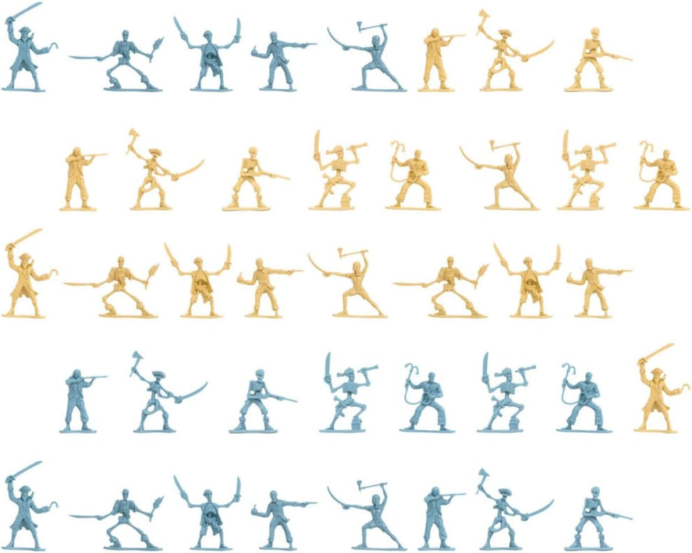 "100-Piece Pirate Soldier Skeleton Warrior Toy Set"