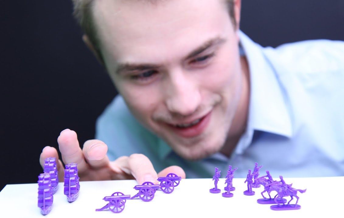 Purple Napoleonic & Civil War Toy Soldiers Set