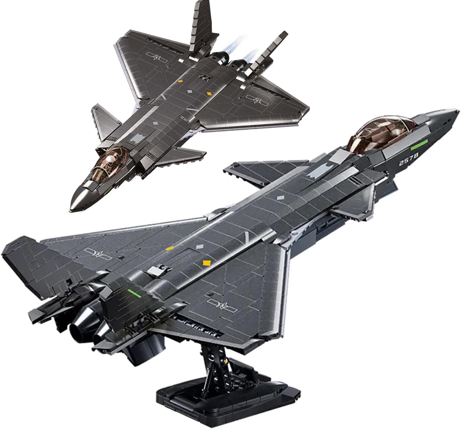 "Chengdu J-20 Stealth Fighter Building Toy Set"