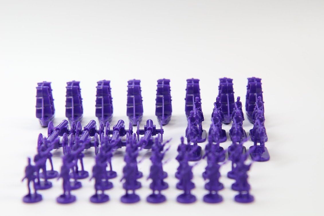 Purple Napoleonic & Civil War Toy Soldiers Set