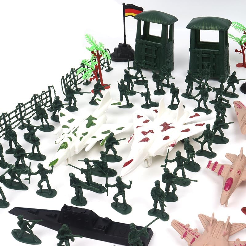 "308-Piece Army Men Playset with Battle Mat"