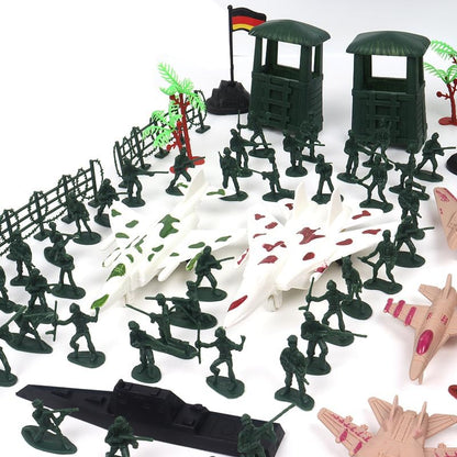 "308-Piece Army Men Playset with Battle Mat"