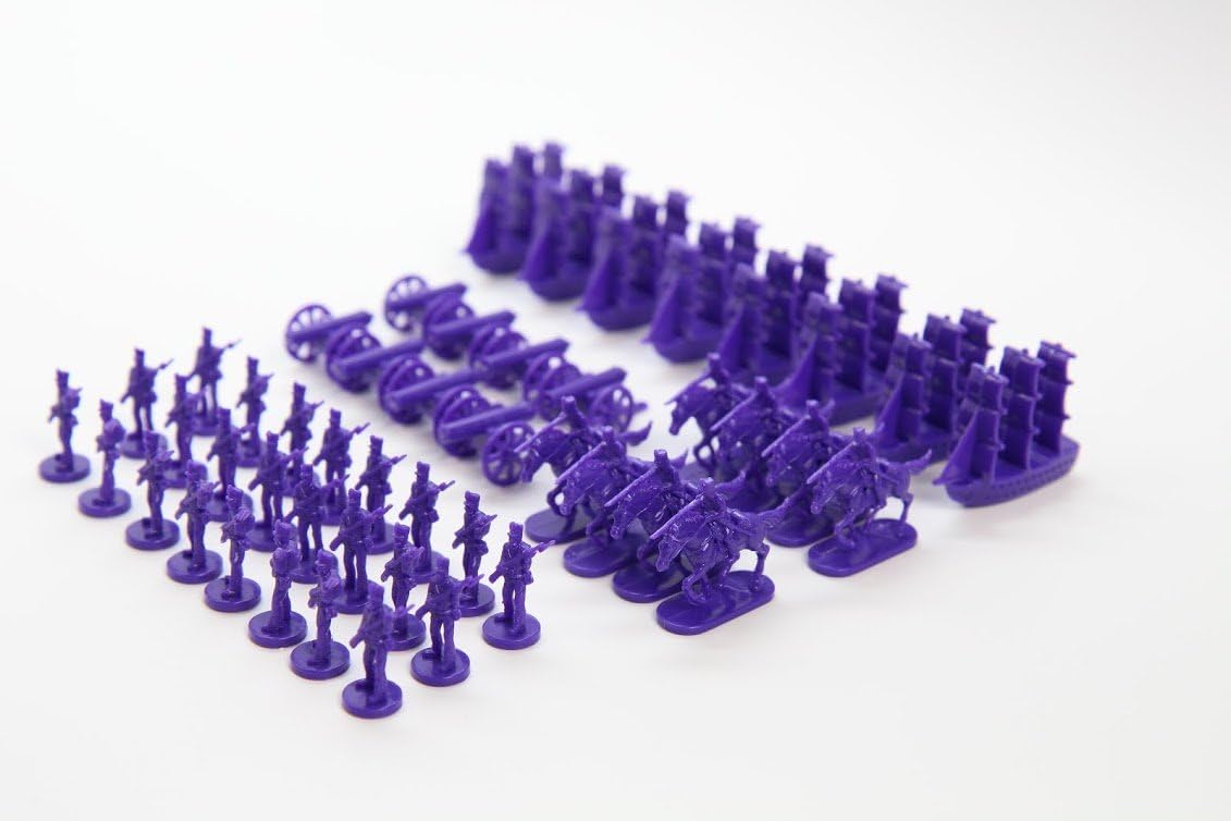 Purple Napoleonic & Civil War Toy Soldiers Set