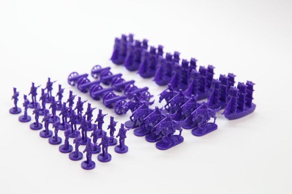 Purple Napoleonic & Civil War Toy Soldiers Set