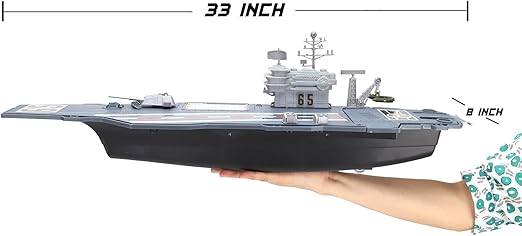 33-Inch Aircraft Carrier Military Battle Playset