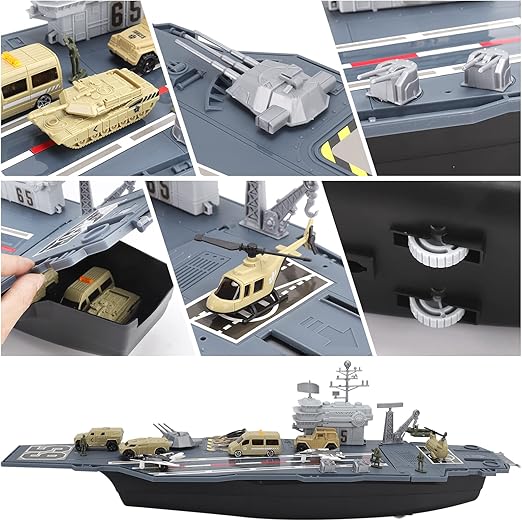 33-Inch Aircraft Carrier Military Battle Playset