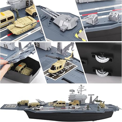 33-Inch Aircraft Carrier Military Battle Playset