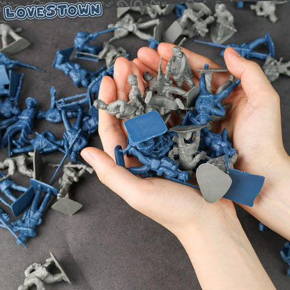 80PCS Plastic Army Men Toy Soldiers for Kids’ Educational Projects