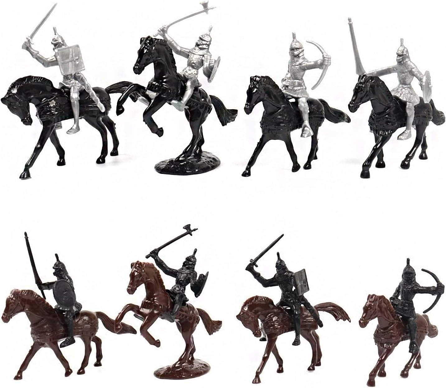 Medieval Knights Toy Soldier Playset Horses Cavalry