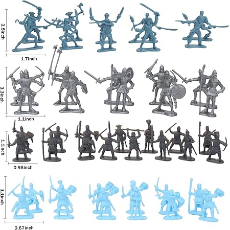 Medieval Castle Army Men Toy Soldier Set