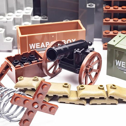 Medieval Warfare Cannon Weapons Pack Toy Set