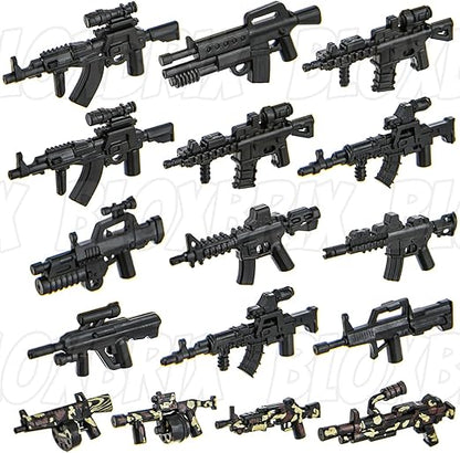 "180-Piece Military Weapons Accessories for Toy Soldiers"