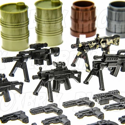 "180-Piece Military Weapons Accessories for Toy Soldiers"