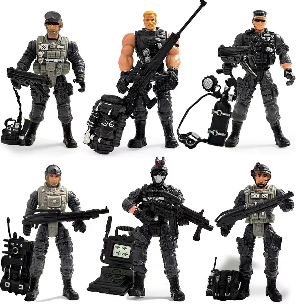 12PCS Army Men Action Figures Military Toy Set for Boys