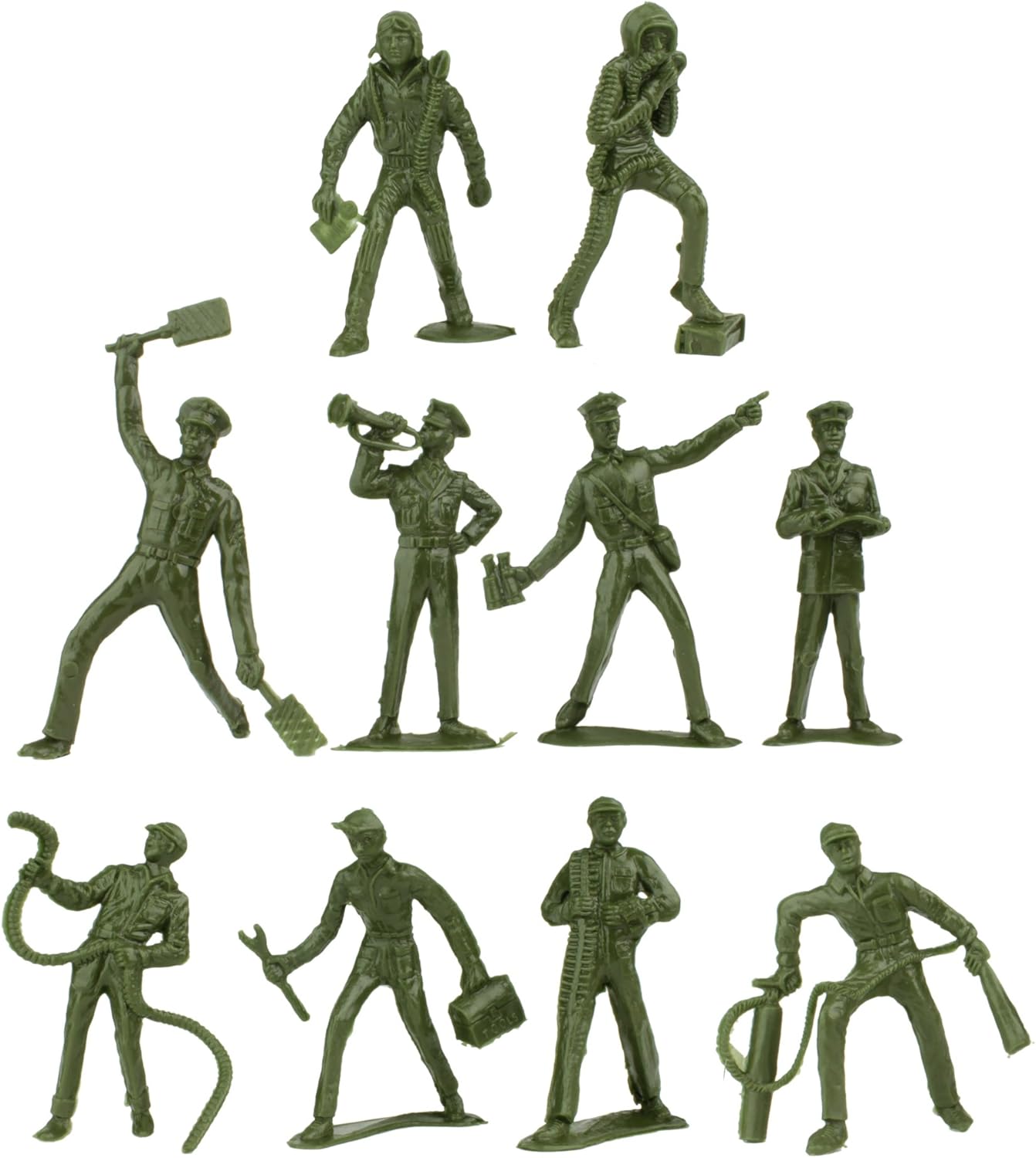 Air Force Green Tan Soldiers Set