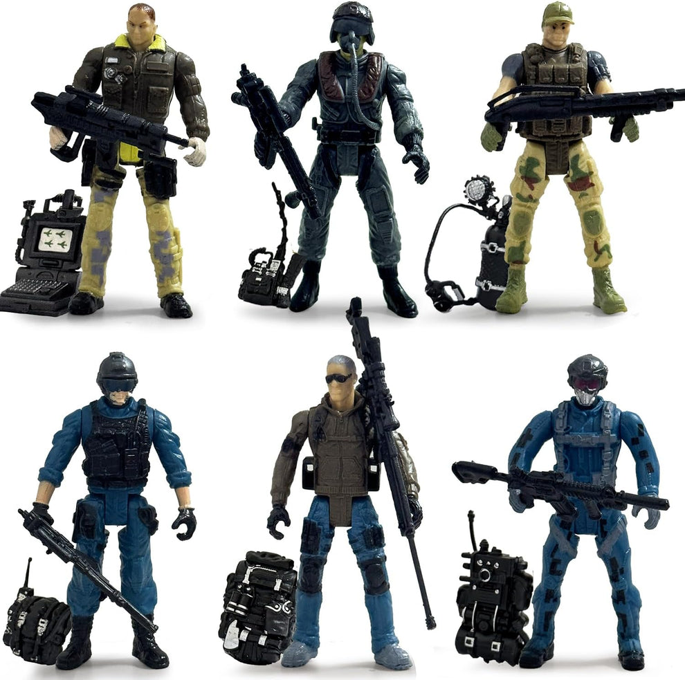 12PCS Army Men Action Figures Military Toy Set for Boys
