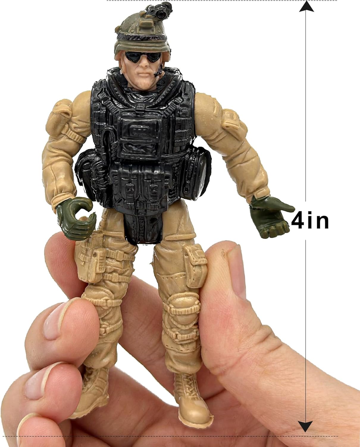 US Army and SWAT Toy Soldier Action Set