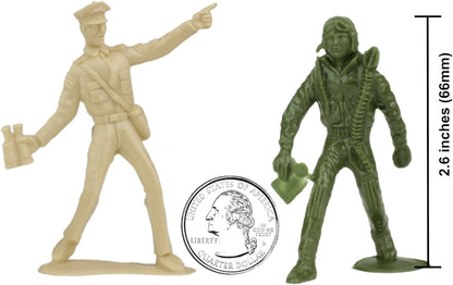 Air Force Green Tan Soldiers Set