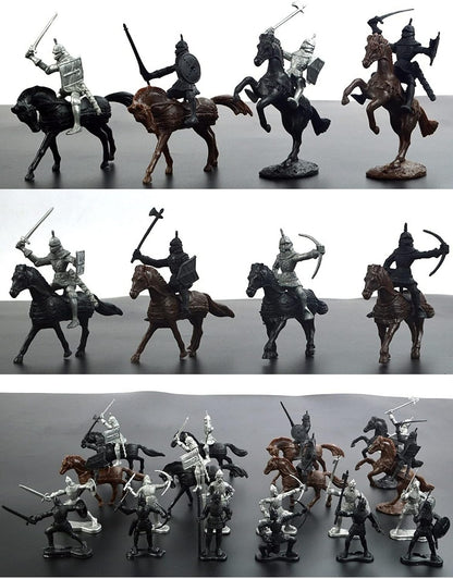 Medieval Knights Toy Soldier Playset Horses Cavalry