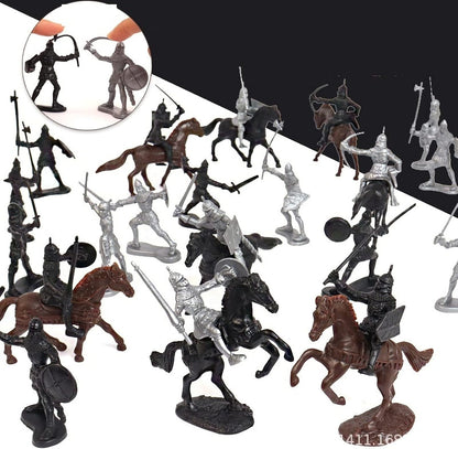 Medieval Knights Toy Soldier Playset Horses Cavalry