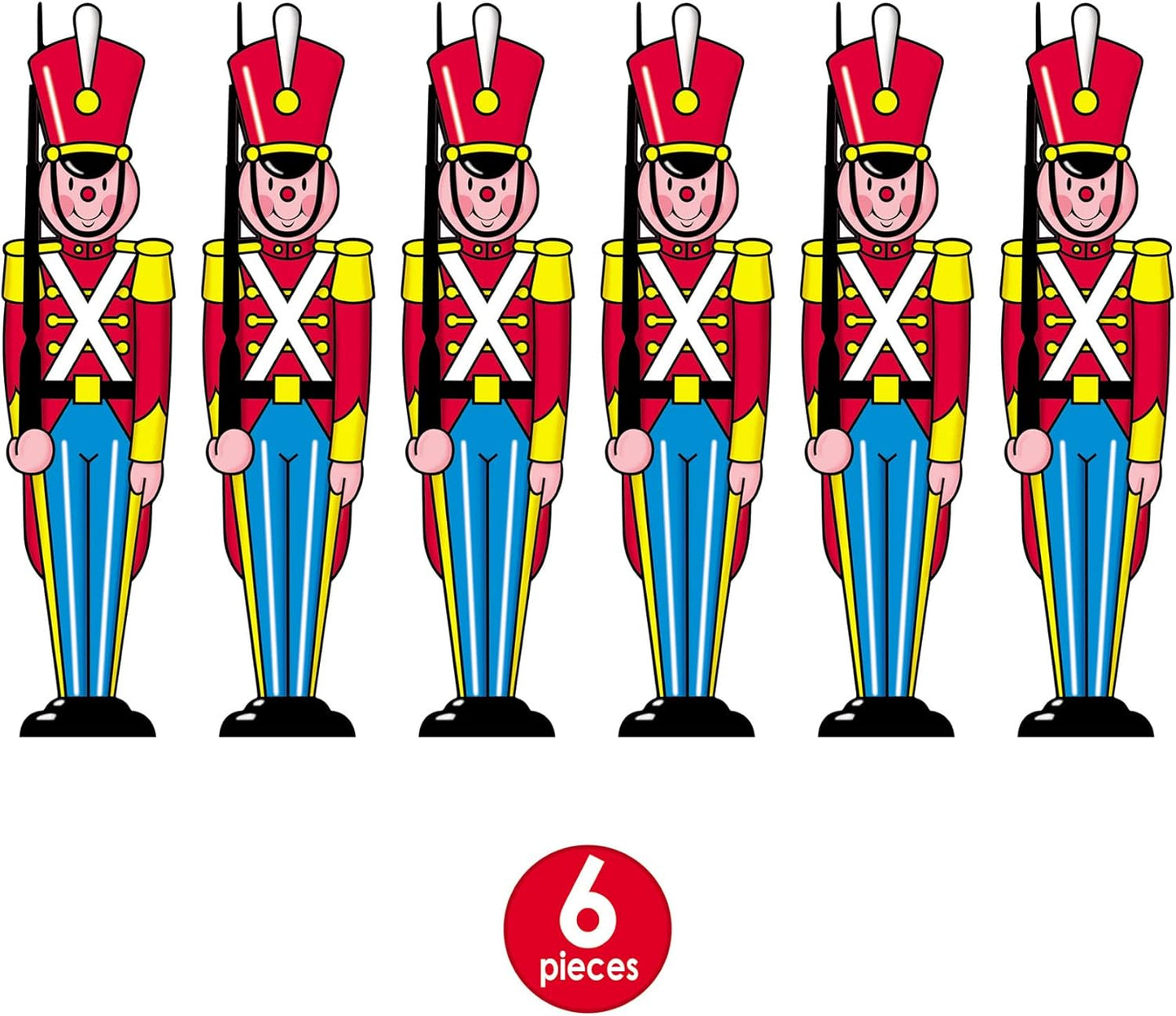Toy Soldier Cutout Pack of 6
