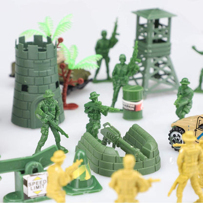 TOY Life 95PCS Army Men Toy Soldiers Military Playset