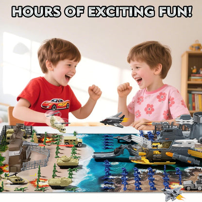 Lehoo Castle Army Navy Playset with Vehicles