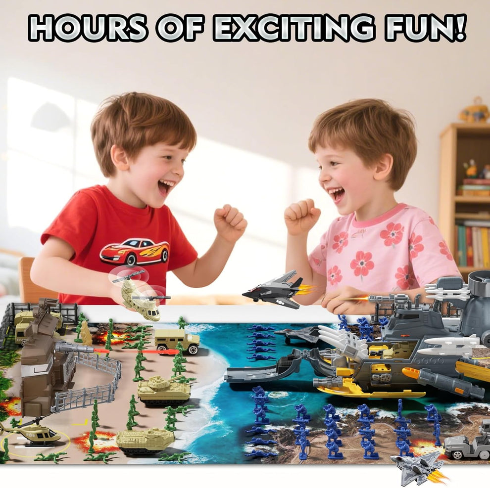 Lehoo Castle Army Navy Playset with Vehicles