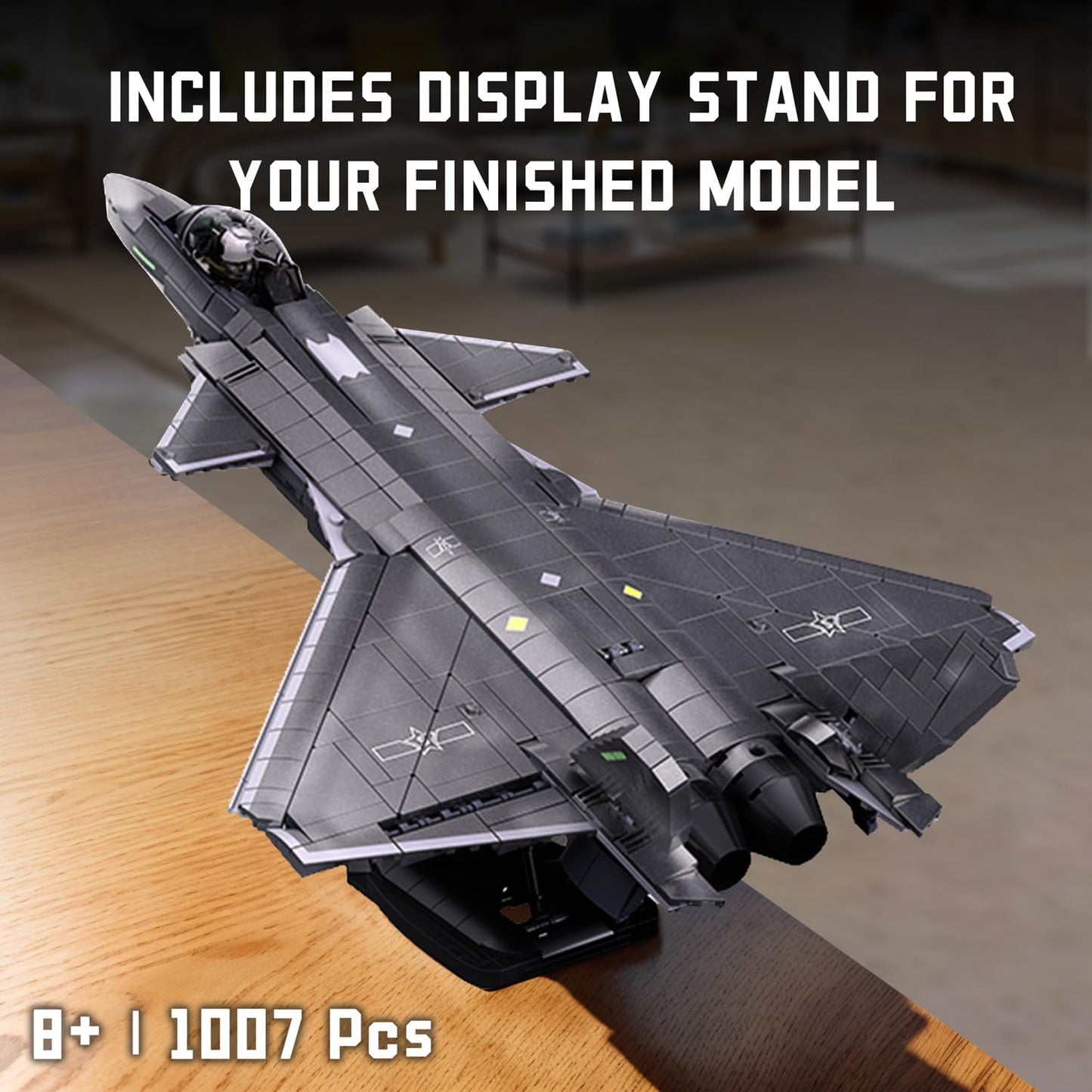 "Chengdu J-20 Stealth Fighter Building Toy Set"