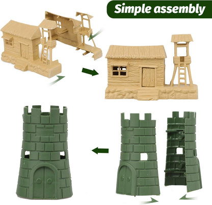 TOY Life 95PCS Army Men Toy Soldiers Military Playset